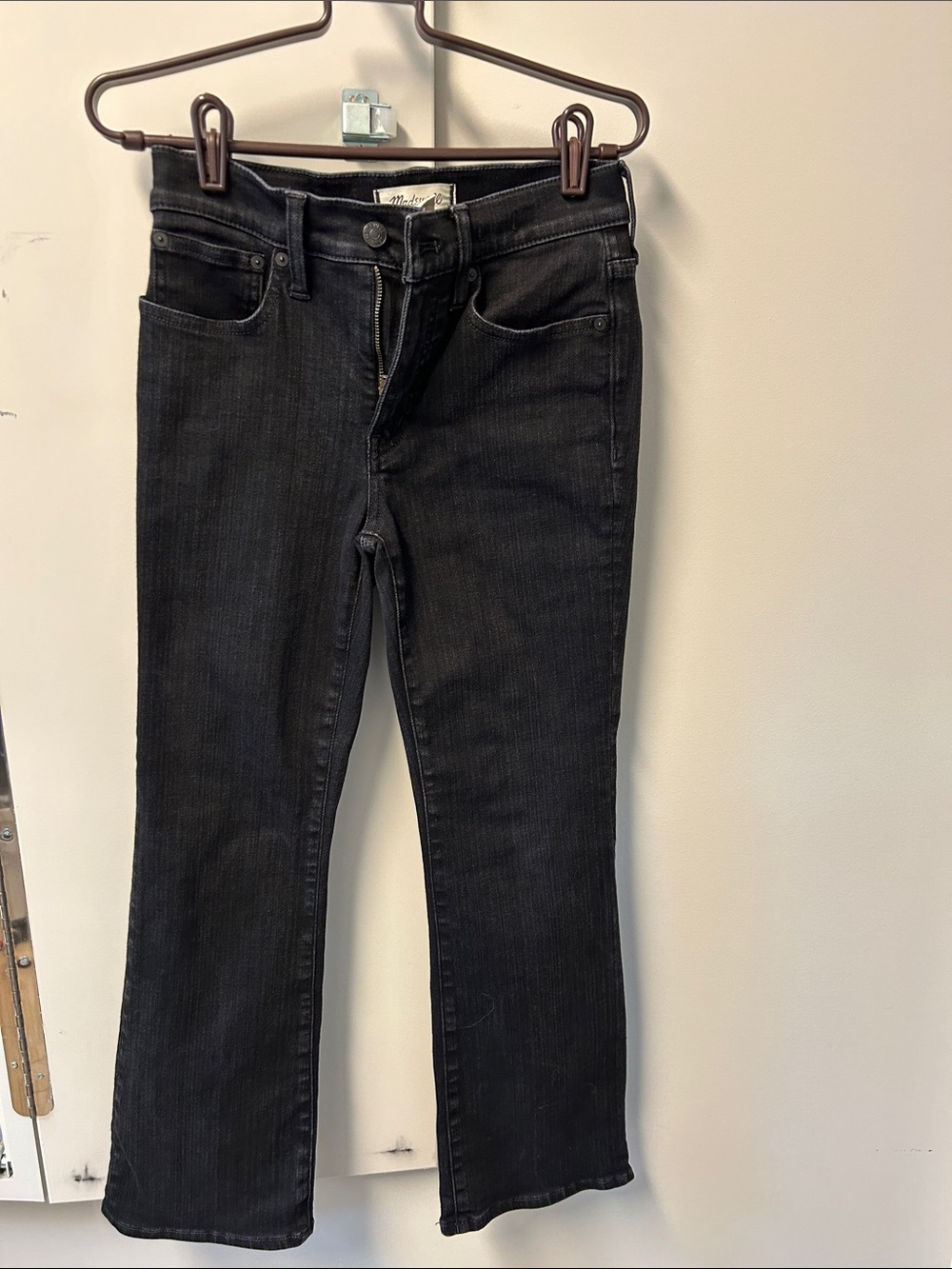 Women’s Black Jeans - cropped mid rise